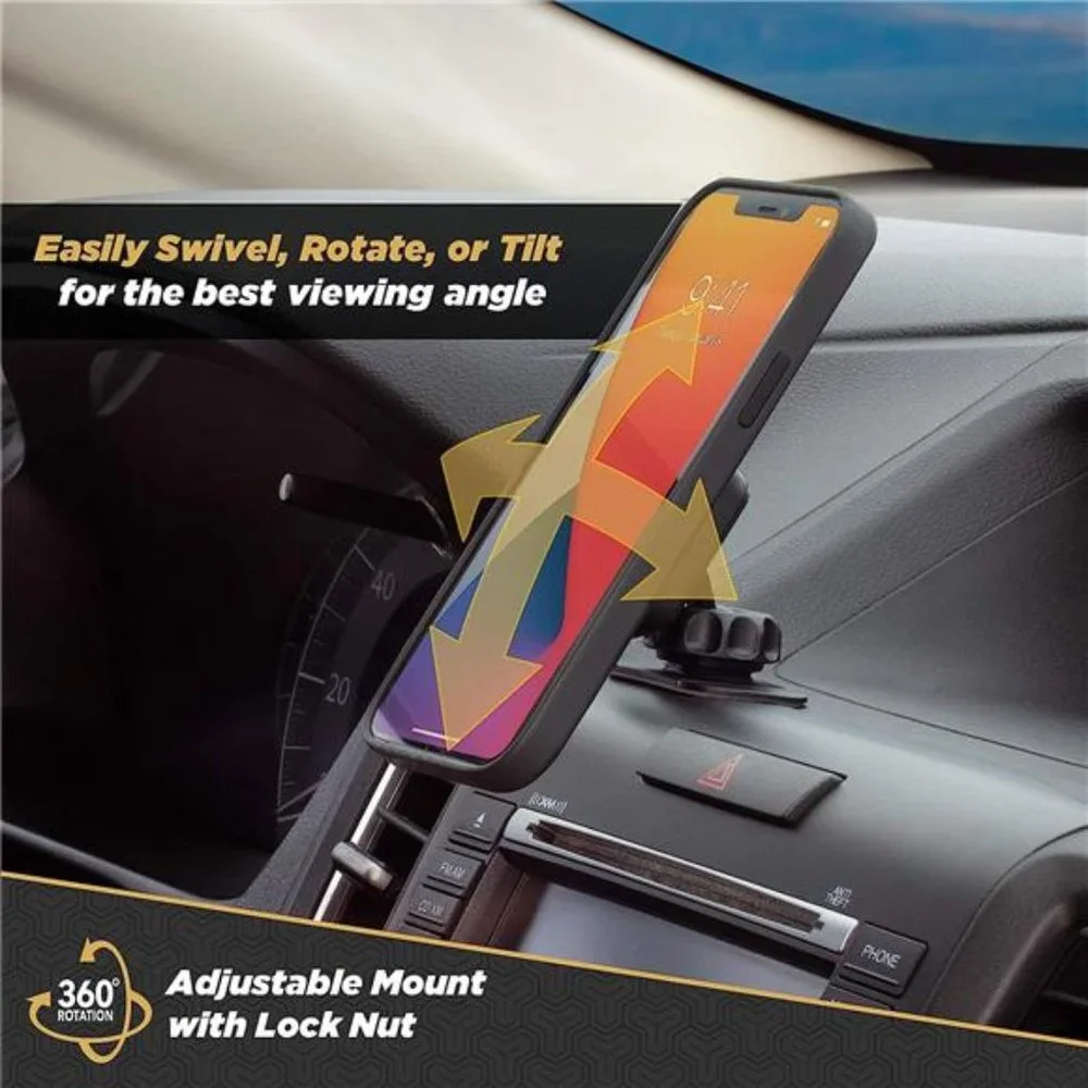 Magnetic Car Phone Holder Mount Universal with All Devices, Black